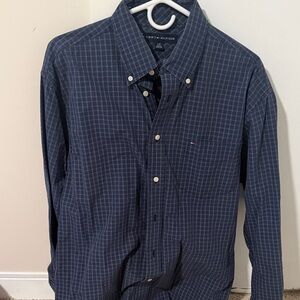 Tommy Hilfiger Men's Blue Plaid Shirt